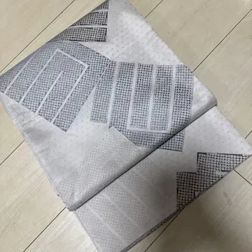 겐지코 후쿠로 오비 화이트 그레이