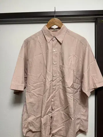 AURALEE 반팔 셔츠 핑크 사이즈 4