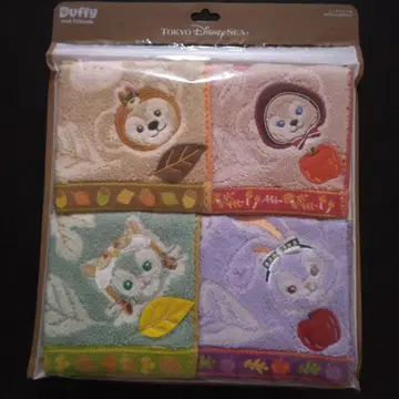 더피와 프렌즈 미니 타월 4개 세트