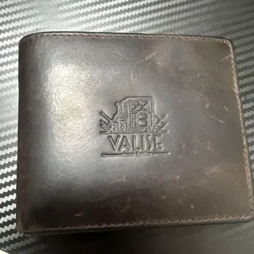 VALISE 다크 브라운 접이식 지갑