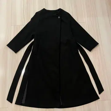 극상 울 터치 노카라 코트 coca