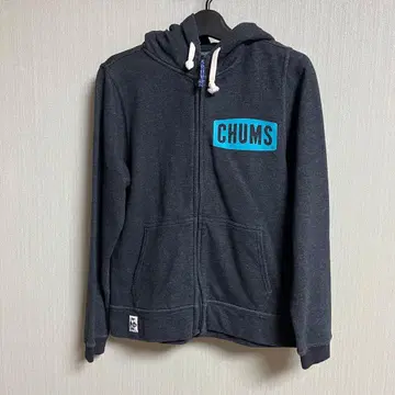 참스 후드티 속기모 다크 그레이