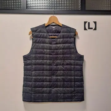 새상품급 유니클로 울트라 라이트 다운 베스트 이너 베스트 2way L