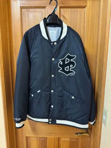 THE CRIMIE 네이비 바시티 자켓 JP MEN XL