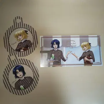 건담 SEED FREEDOM 카페 오리지널 카드 스트로우 택