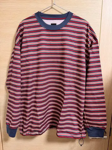 다이와 빨파 스트라이프 긴팔 티셔츠 L 사이즈