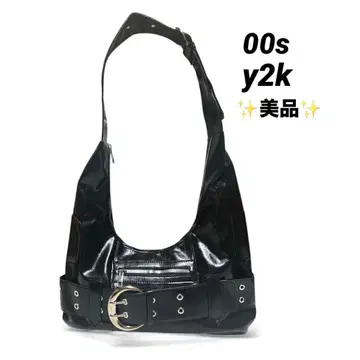새상품급 00s Y2K 가죽 원숄더백