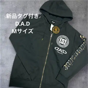 택 포함 새상품 D.A.D. 블랙 후드티 M