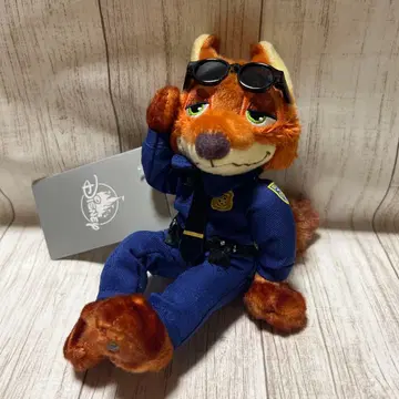 닉 봉제 인형 키링 디즈니 스토어 주토피아 경찰관