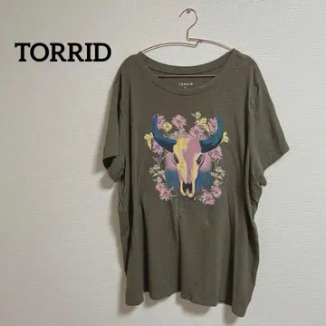 TORRID 소 반팔 상의 T셔츠 루즈핏