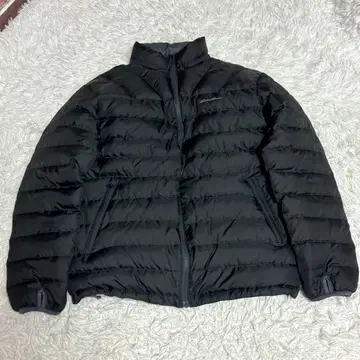새상품급 Eddie Bauer 다운 자켓 블랙 에디 바우어