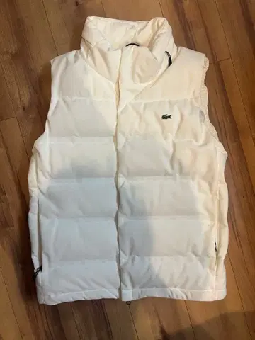 Lacoste 화이트 다운 베스트