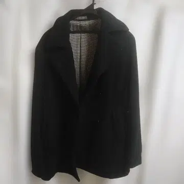 MICHEL KLEIN homme 블랙 피코트 46