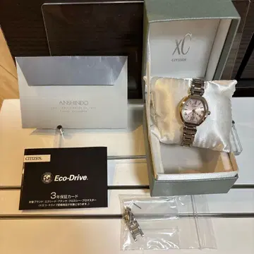 시티즌 XC 크로스시 H058-T019137 핑크 다이얼 전파 솔라