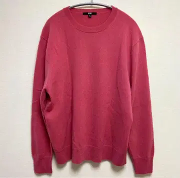 새상품급 유니클로 캐시미어 100% 크루넥 스웨터 XL 여성용