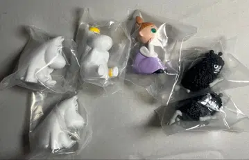 무민 기다림 4개 가챠 피규어 MOOM