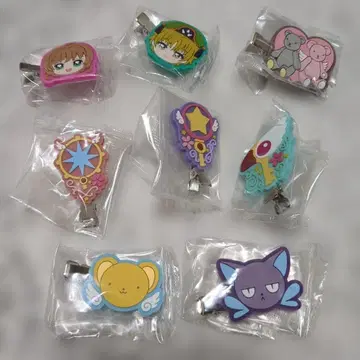 카드캡터 사쿠라 캡슐 헤어 클립 컴플리트