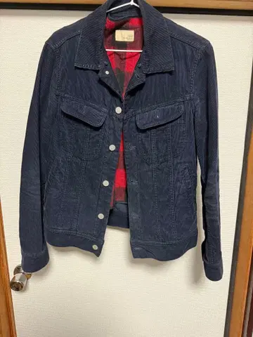 에디피스 EDIFICE 코듀로이 자켓 플란넬 베스트 탈부착 가능