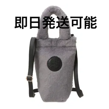 [ 미사용 새상품 ] 스벅 보틀 숄더백 퍼 그레이