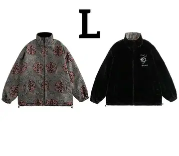 리버서블 퍼 블루종 드래곤 자켓 올 패턴 방한 가을/겨울 럭셔리