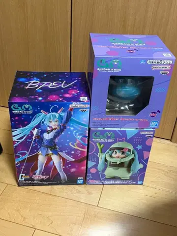GUNDAM x MIKU 피규어, 스피커 3종 세트