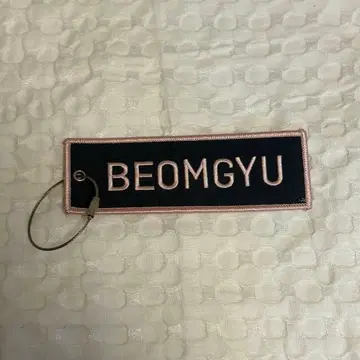 TXT 범규 ACT:LOVESICK 네임 와펜 키링