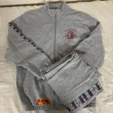 그레이 집업 스웨트 셔츠