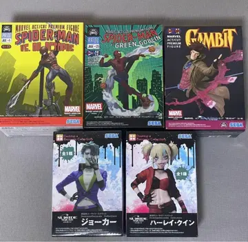 마블 피규어 5개 세트 스파이더맨 비트 조커