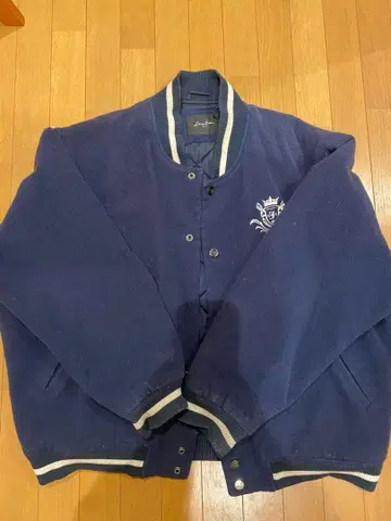 Sean John 네이비 바시티 자켓 bboy