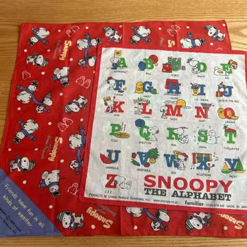 스누피 손수건 타월