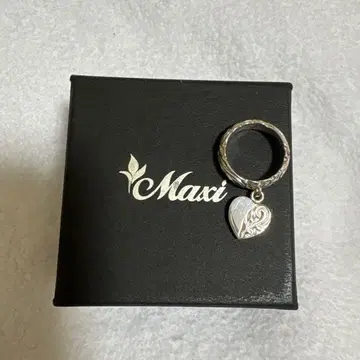 Maxi 하트형 참 포함 핑키링