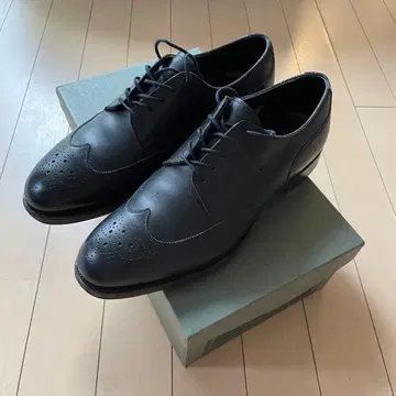 EDWARD GREEN 레어 윙팁 외 스프링 메달리온 블랙 사이즈 7