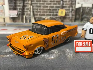 JADA TOYS 1/64 1957 시보레 벨 에어 레이싱 컬러