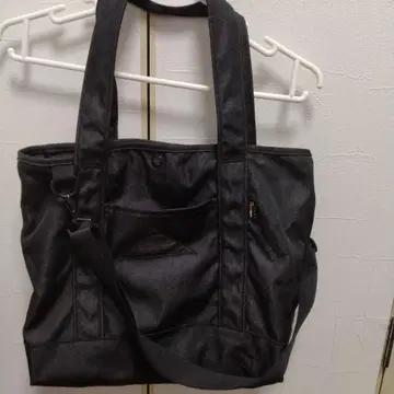 KELTY 블랙 나일론 토트백