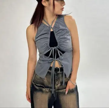 개더 코일 디자인 베스트 그레이