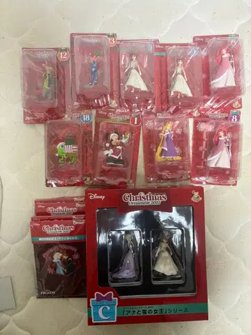 디즈니 크리스마스 컬렉션 피규어 세트