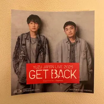 유즈 JAPAN LIVE 2025 GET BACK 스티커 3매