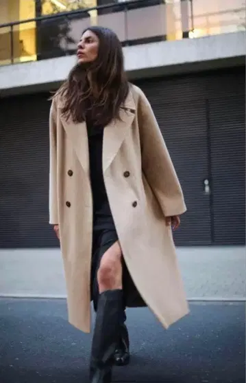 ZARA 오버 사이즈 소프트 코트 XXS