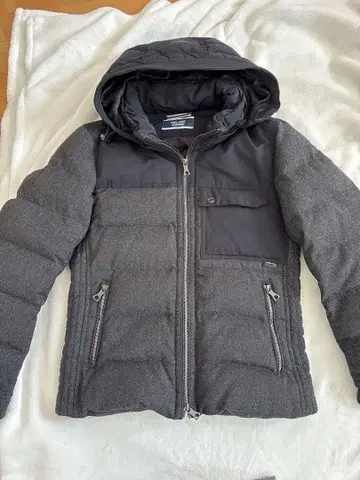 RIELABO 후드 부착 다운 자켓 니콜