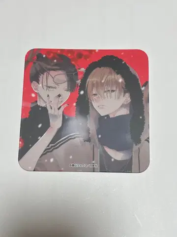 후쿠야마 료코 콜라보 카페 역대 남성용 집사 카페 코스터