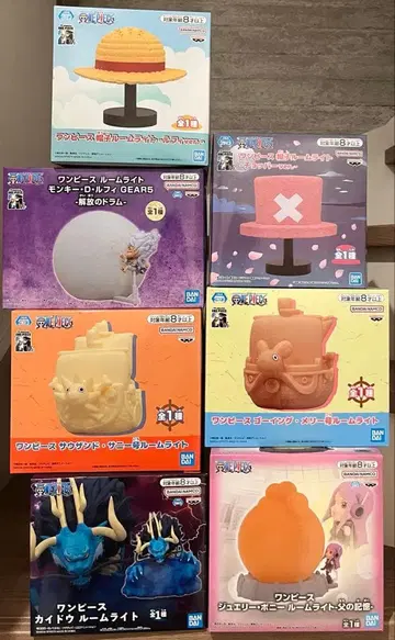 원피스 피규어 7세트 룸 라이트