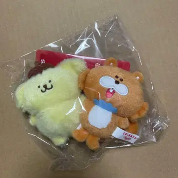 산리오 SWIMMER 폼폼푸딩 마스코트 봉제 인형