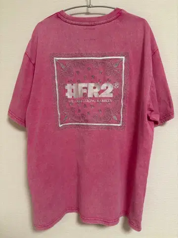 FR2 셔츠 핑크 페이즐리 무늬