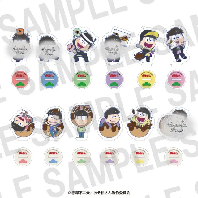 오소마츠상 바쿠단야키 SD 아크릴 스탠드