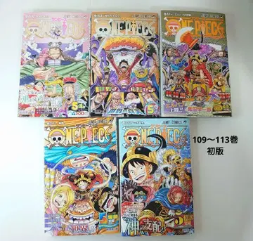 ONE PIECE 원피스 109~113권 오비 포함 초판 만화 코믹스