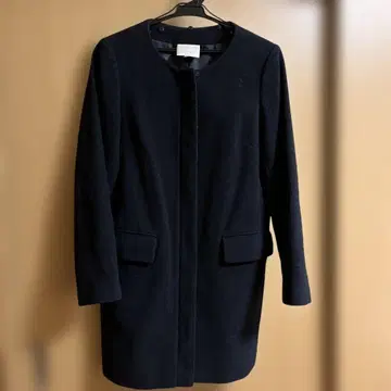 EMMA JAMES 네이비 롱 코트