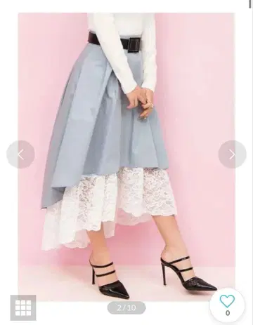 eimy istoire 레이스 레이어드 볼륨 스커트