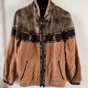 이타리야 플리스 자켓 브라운