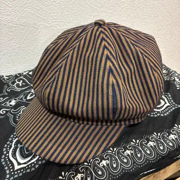 생산 종료 입수 곤란 다퍼즈 헌팅 캡 브라운 히코리 스트라이프