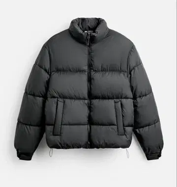 ZARA 컬러 블록 퀼팅 자켓